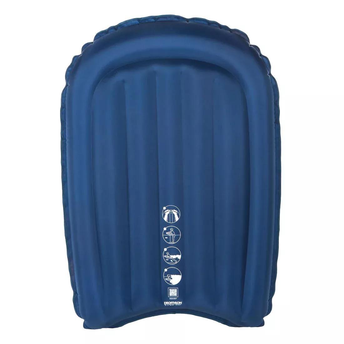 Beginner Inflatable Bodyboard - Compact Blue (25-90 Kg), Blue, No Color, large image number 7