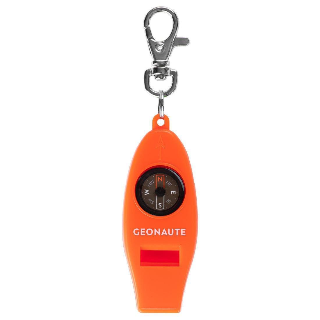 Multi-Purpose Whistle And Orienteering Compass - 50, Orange, No Color, large image number 0