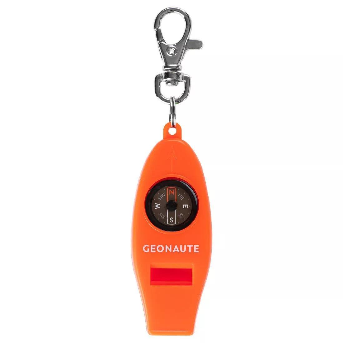 Multi-Purpose Whistle And Orienteering Compass - 50, Orange, No Color, large image number 1