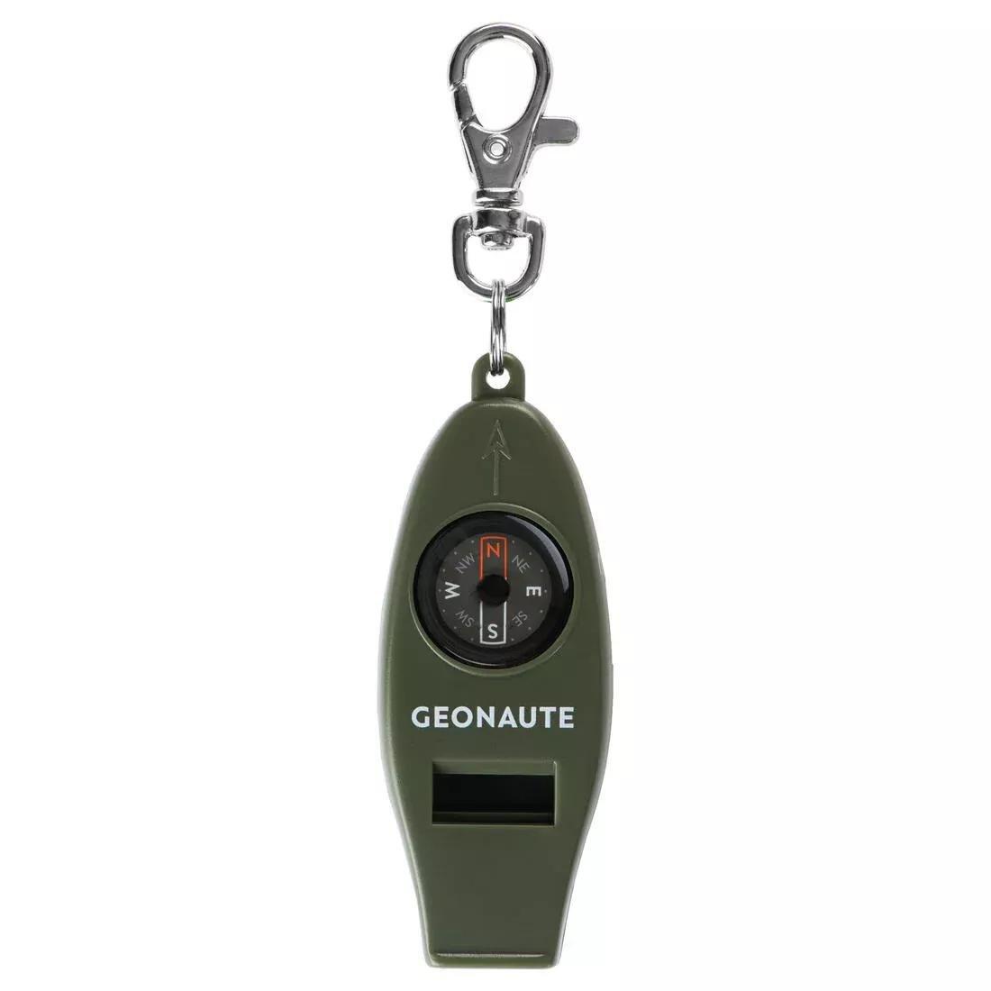 Multi-Purpose Whistle And Orienteering Compass - 50, Khaki, No Color, large image number 0