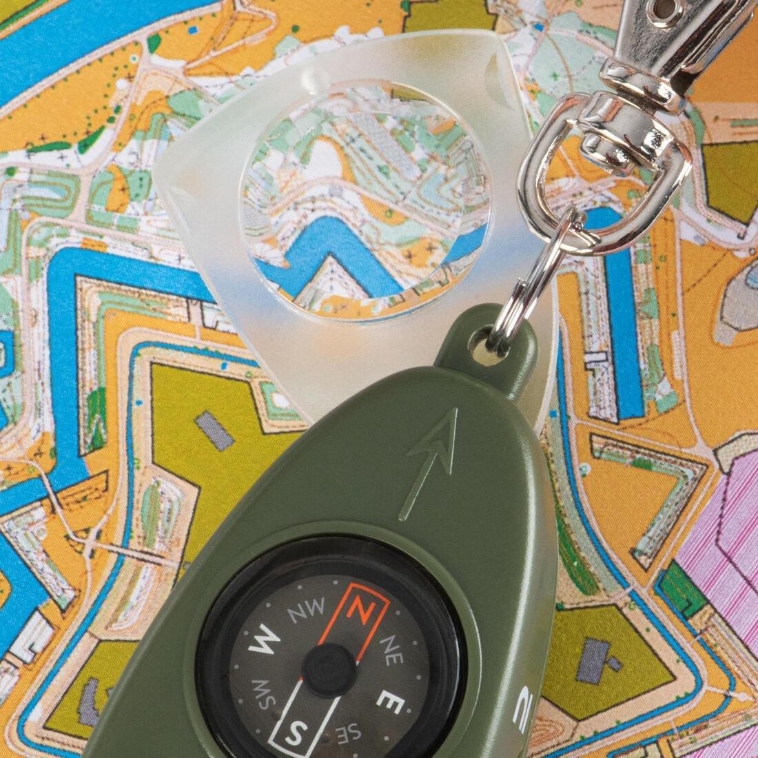 Multi-Purpose Whistle And Orienteering Compass - 50, Khaki, No Color, large image number 12