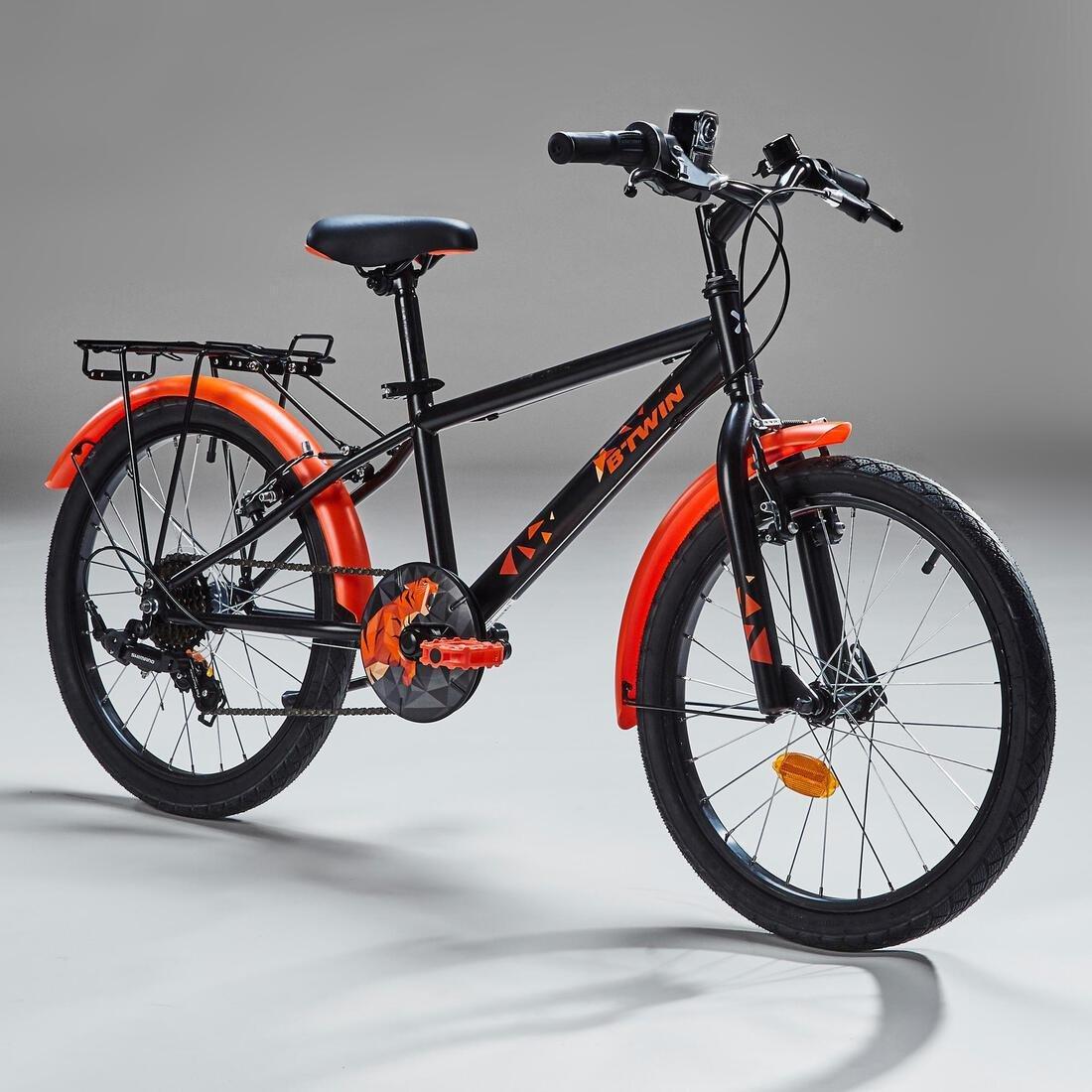 Kids Hybrid Bike Original 500 , Black, , large image number 8
