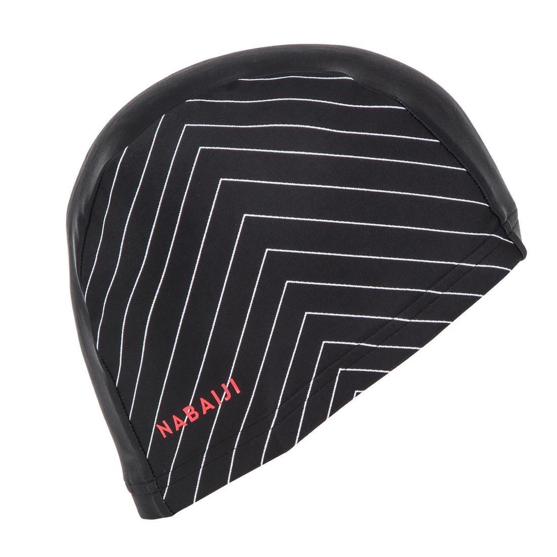Mesh swim cap - Printed fabric - Tiki, aquamarine, No Color, large image number 1