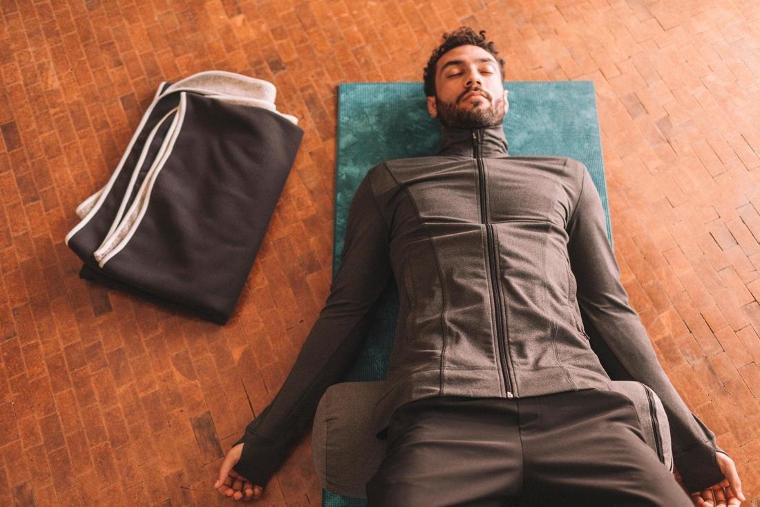 Firm Cotton Yoga Bolster/Cushion, Grey, , large image number 9