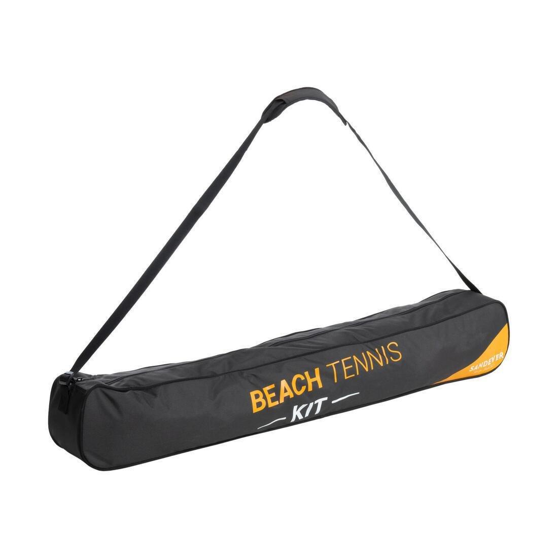 Beach Tennis Kit Btk 500 - Net And Posts, Black, No Color, large image number 6
