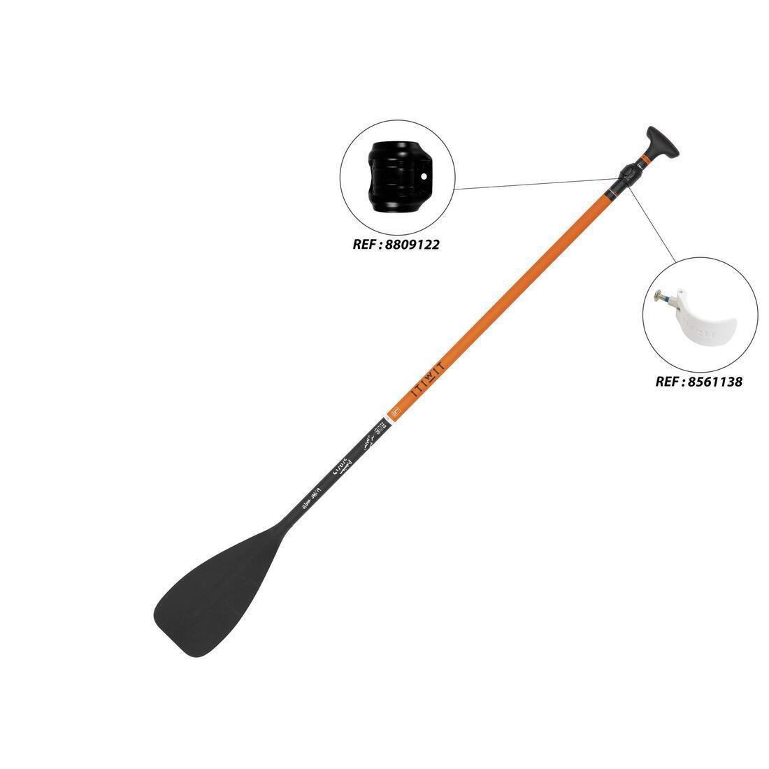 Sup Paddle - Adjustable (170-210 Cm) Mixed Tube (Carbon Fibre), No Color, large image number 3