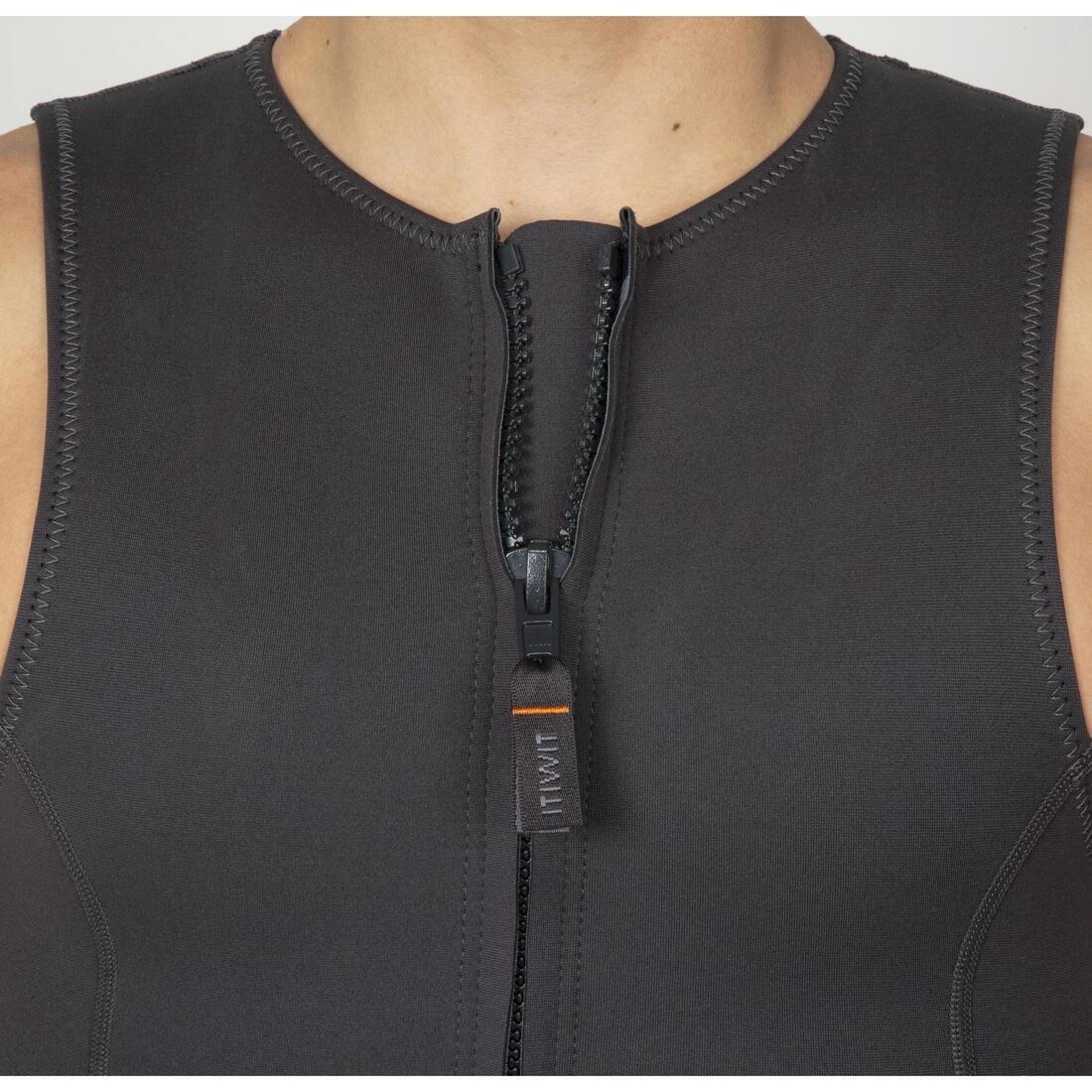 Men Canoe/Kayak And Sup Longjohn 2 mm Neoprene Wetsuit, Black, No Color, large image number 4