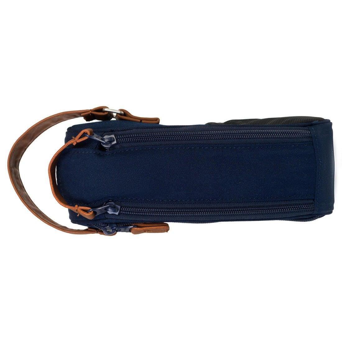 Semi-Rigid Bag For 3 Petanque Boules, Blue, No Color, large image number 7