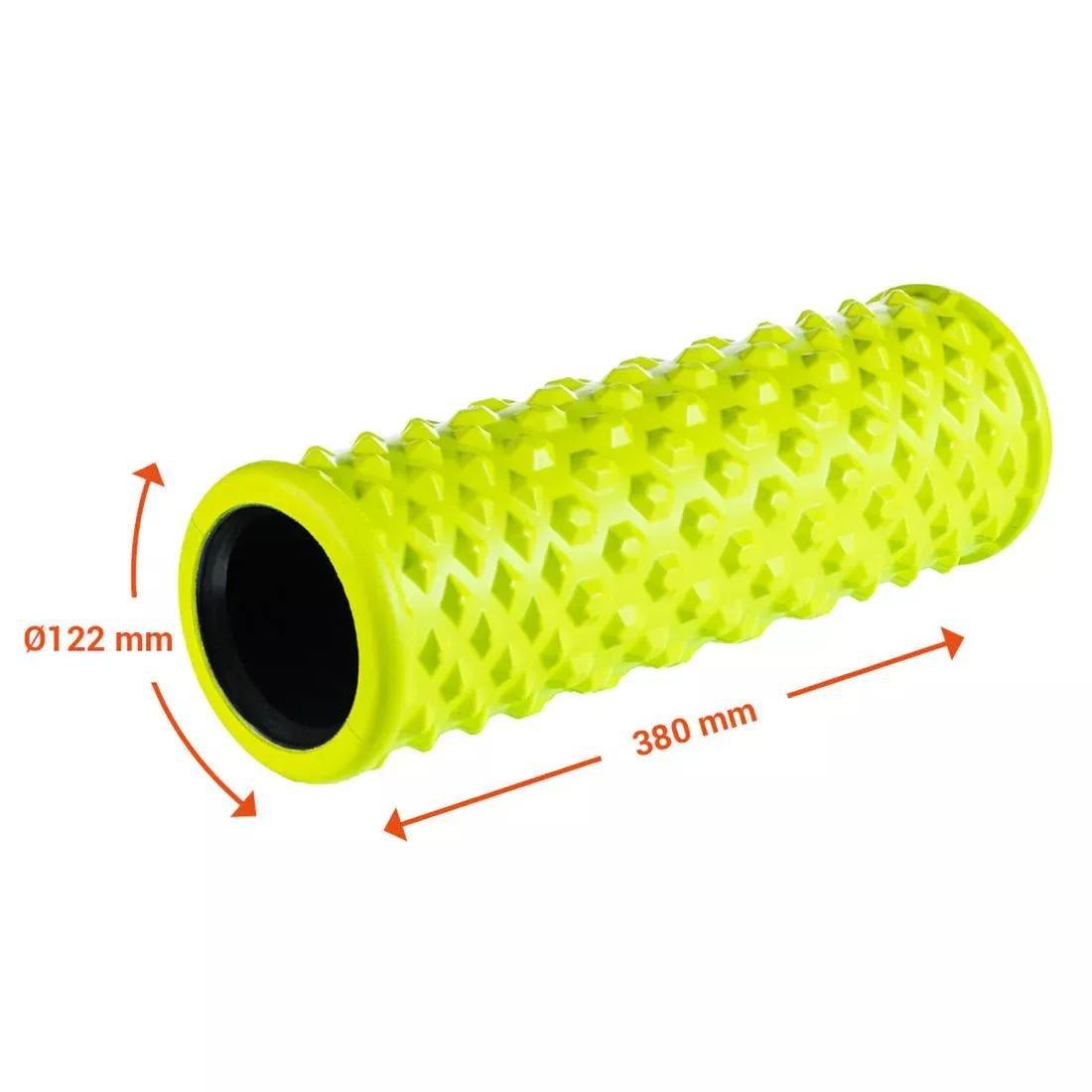 DECATHLON - Hard Massage Roller / Foam Roller - 500, Green