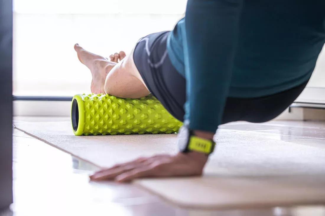 Hard Massage Roller / Foam Roller - 500, Green, No Color, large image number 8