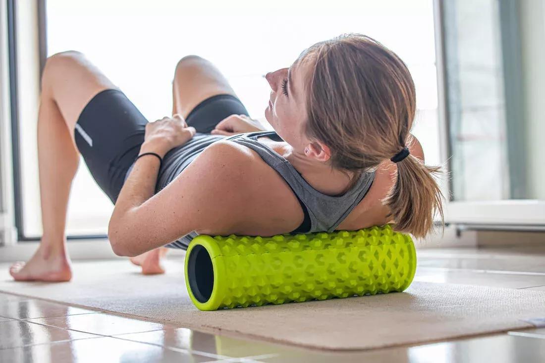 Hard Massage Roller / Foam Roller - 500, Green, No Color, large image number 10