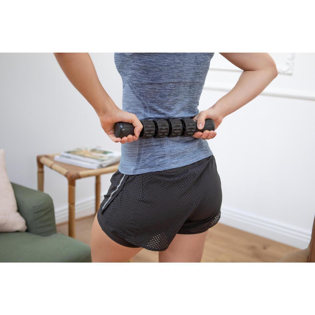 Massage Kit: Massage Roller, Ball And Stick, Black, No Color, large image number 8