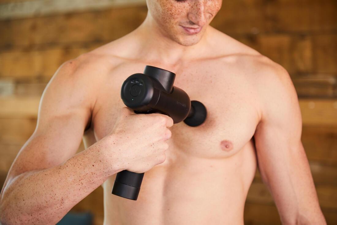 Massage Gun, Black, No Color, medium