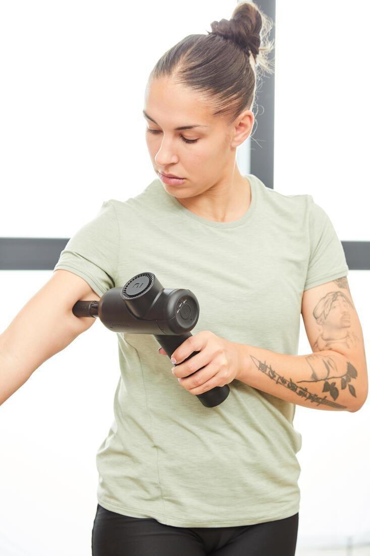 Massage Gun, Black, No Color, medium