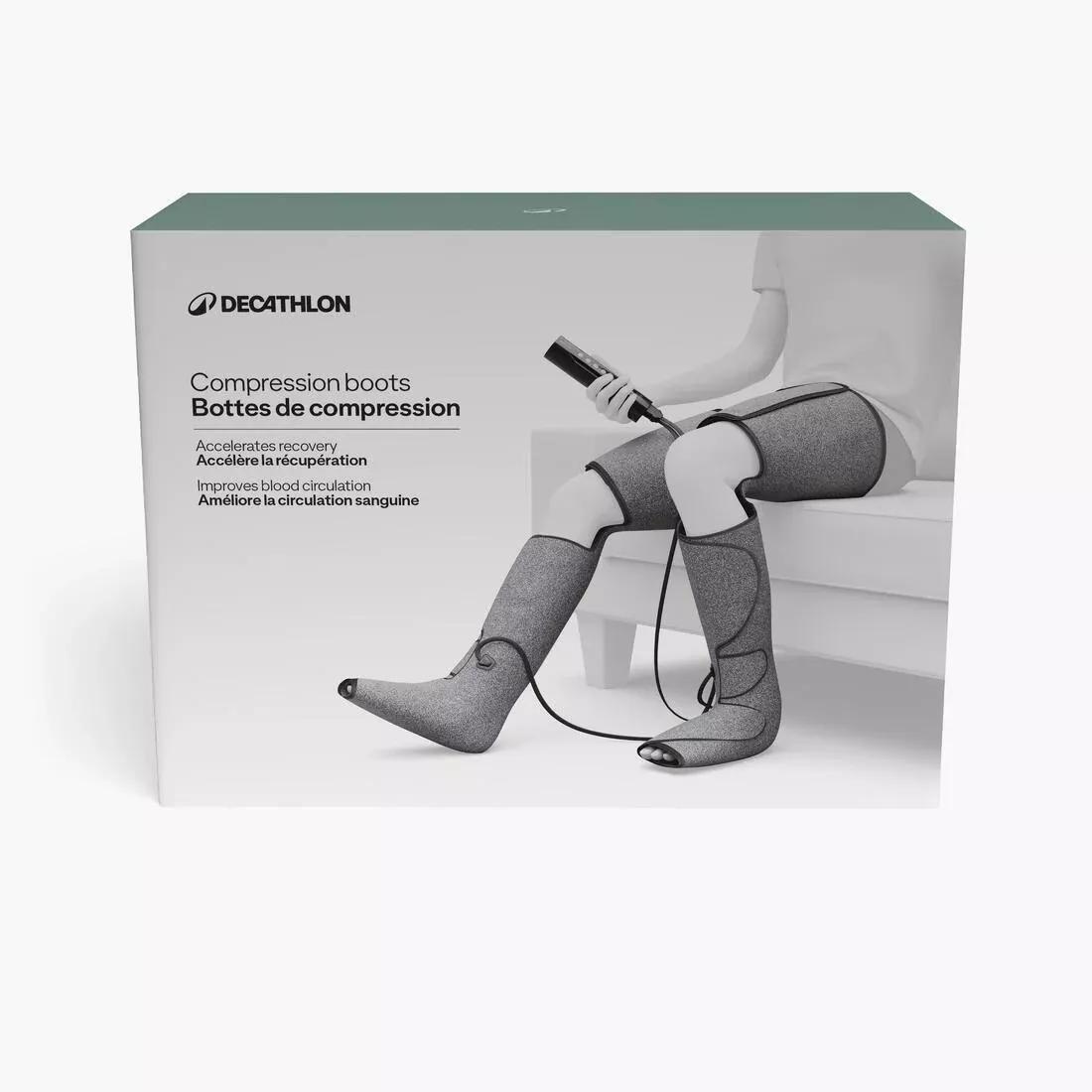 Adjustable compression boots - 3 programmes, Grey, No Color, medium