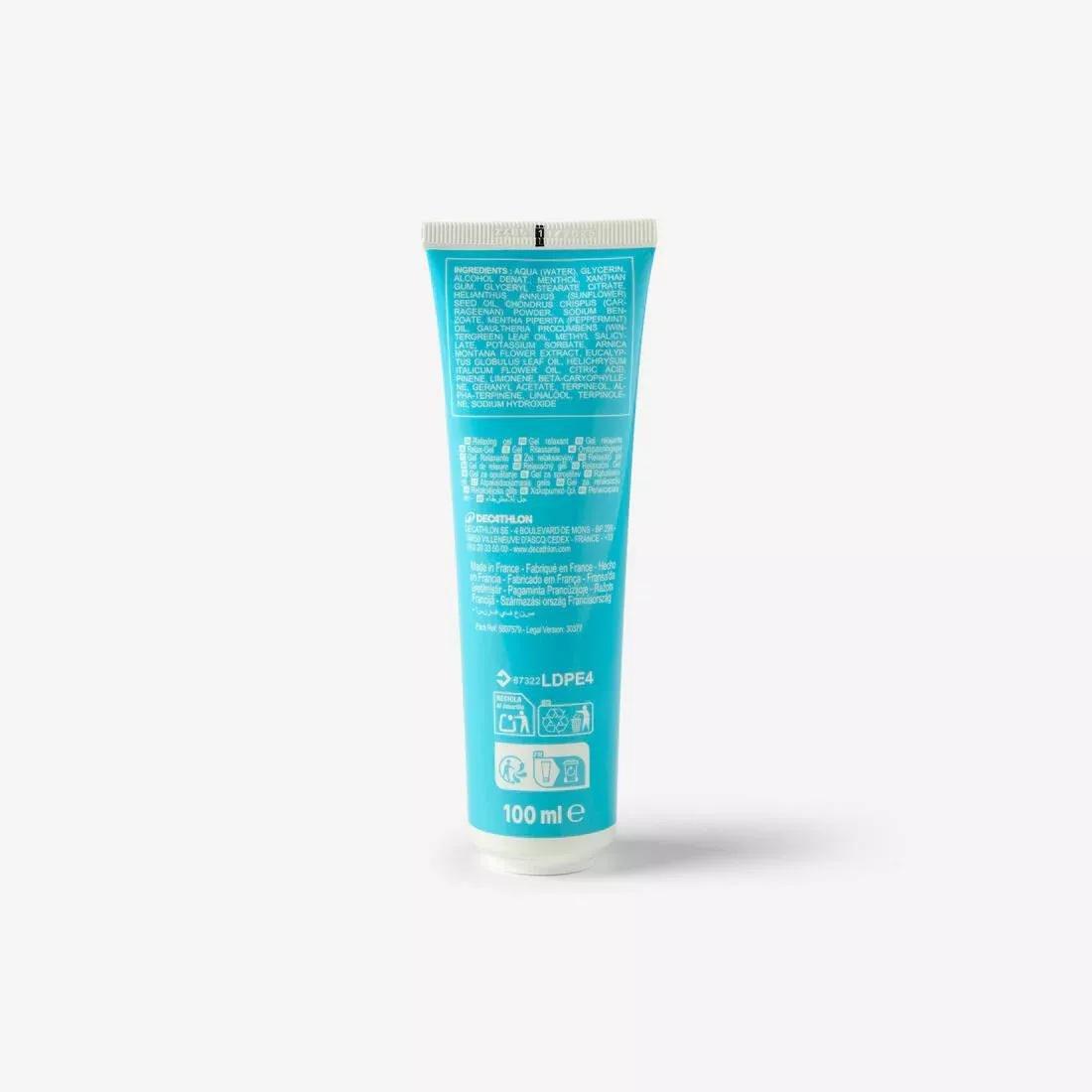 Relaxing Fresh Natural Effect Massage Gel - 100ml, Blue, No Color, large image number 2