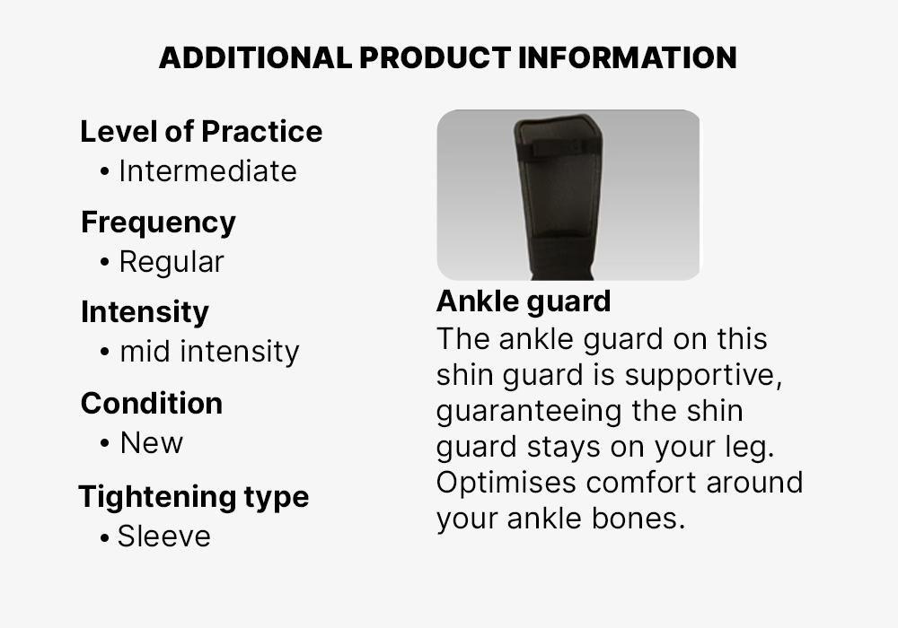 Adult Football Shin Pads Essential 140, Black, No Color, medium