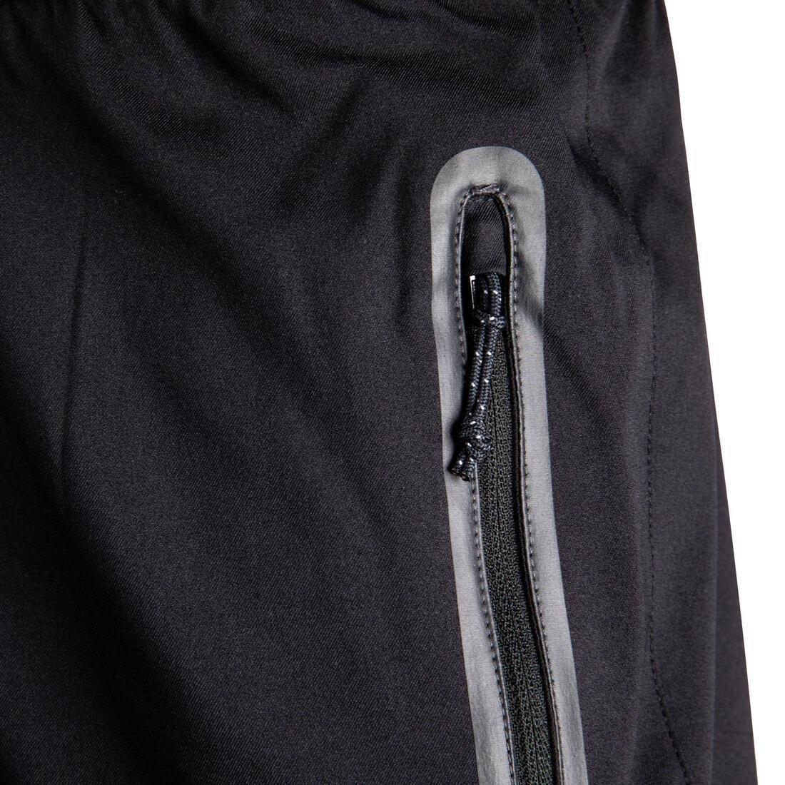 Unisex Football Zip Pocket Shorts F500Z, Black, , large image number 6