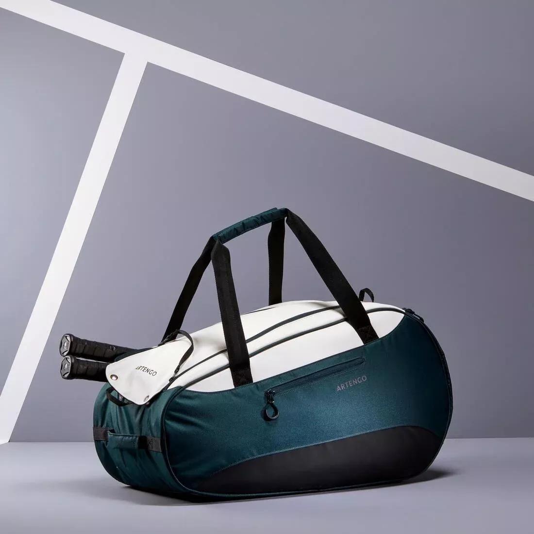 Racket Sports Bag - 500 S, Black, No Color, large image number 6