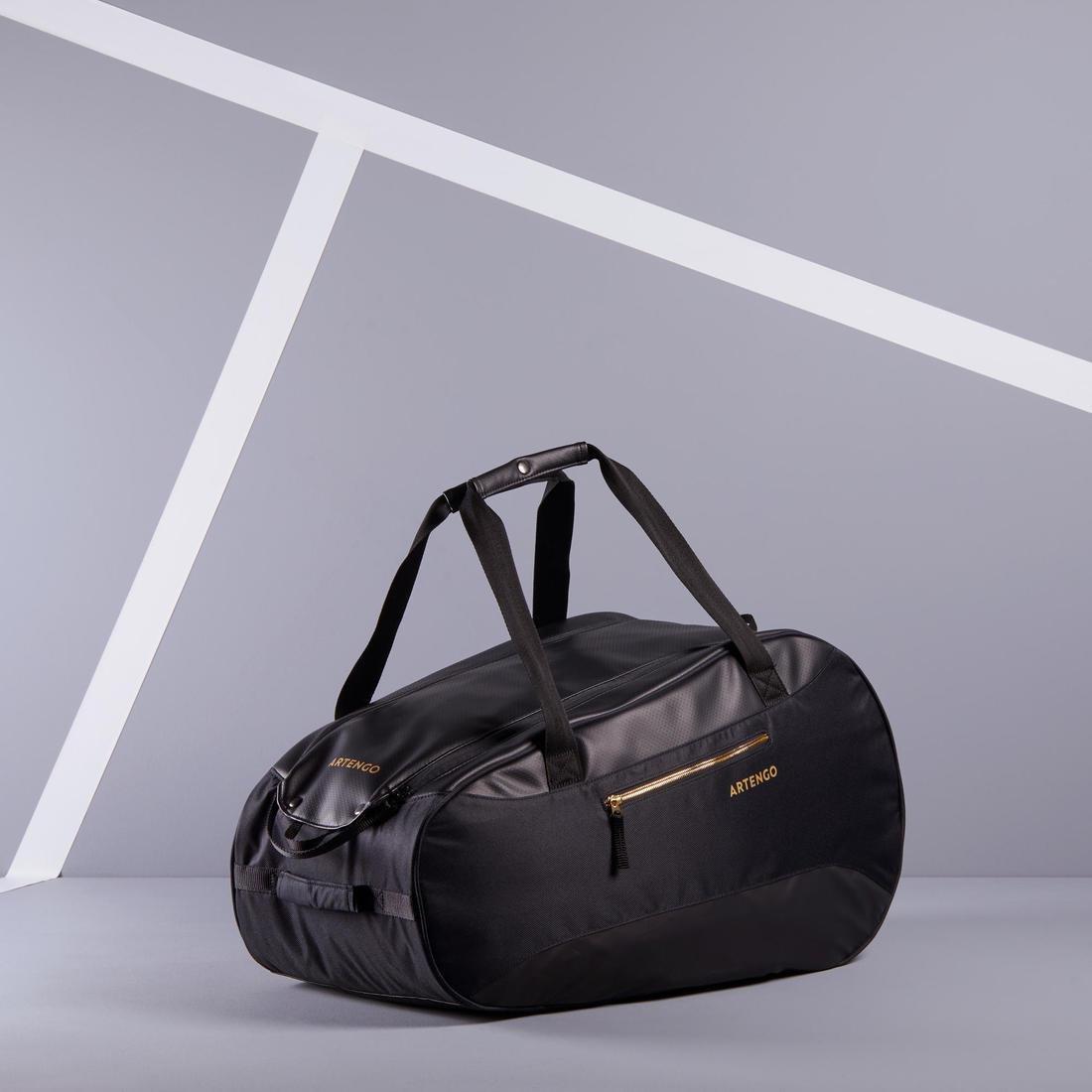 Racket Sports Bag - 500 S, Black, , large image number 8