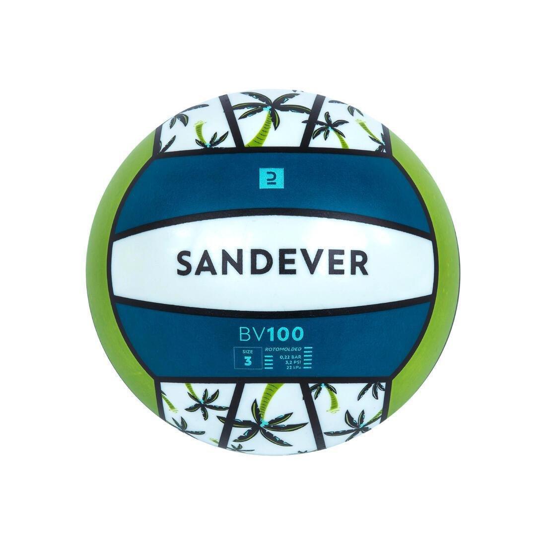 LEMON YELLOW Beach Volleyball BV100 Fun - Neon, No Color, large image number 6