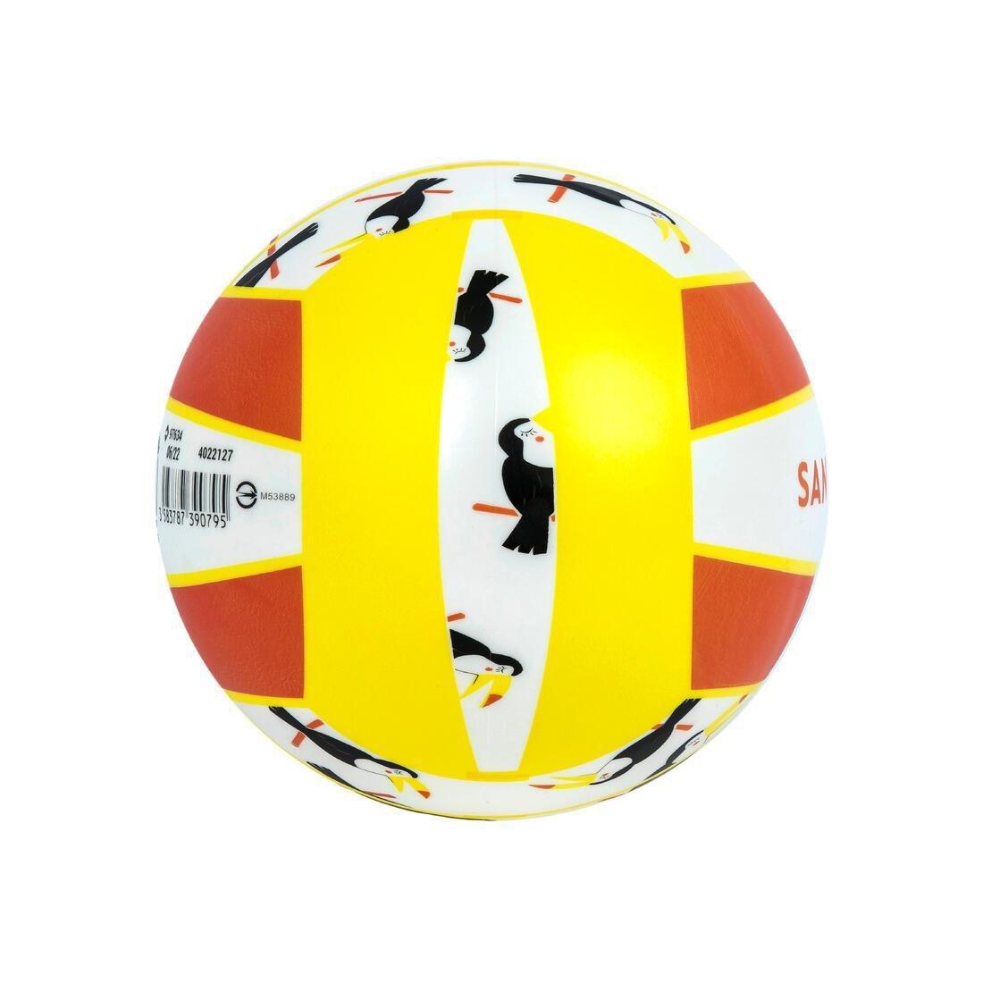 LEMON YELLOW Beach Volleyball BV100 Fun - Neon, No Color, large image number 9