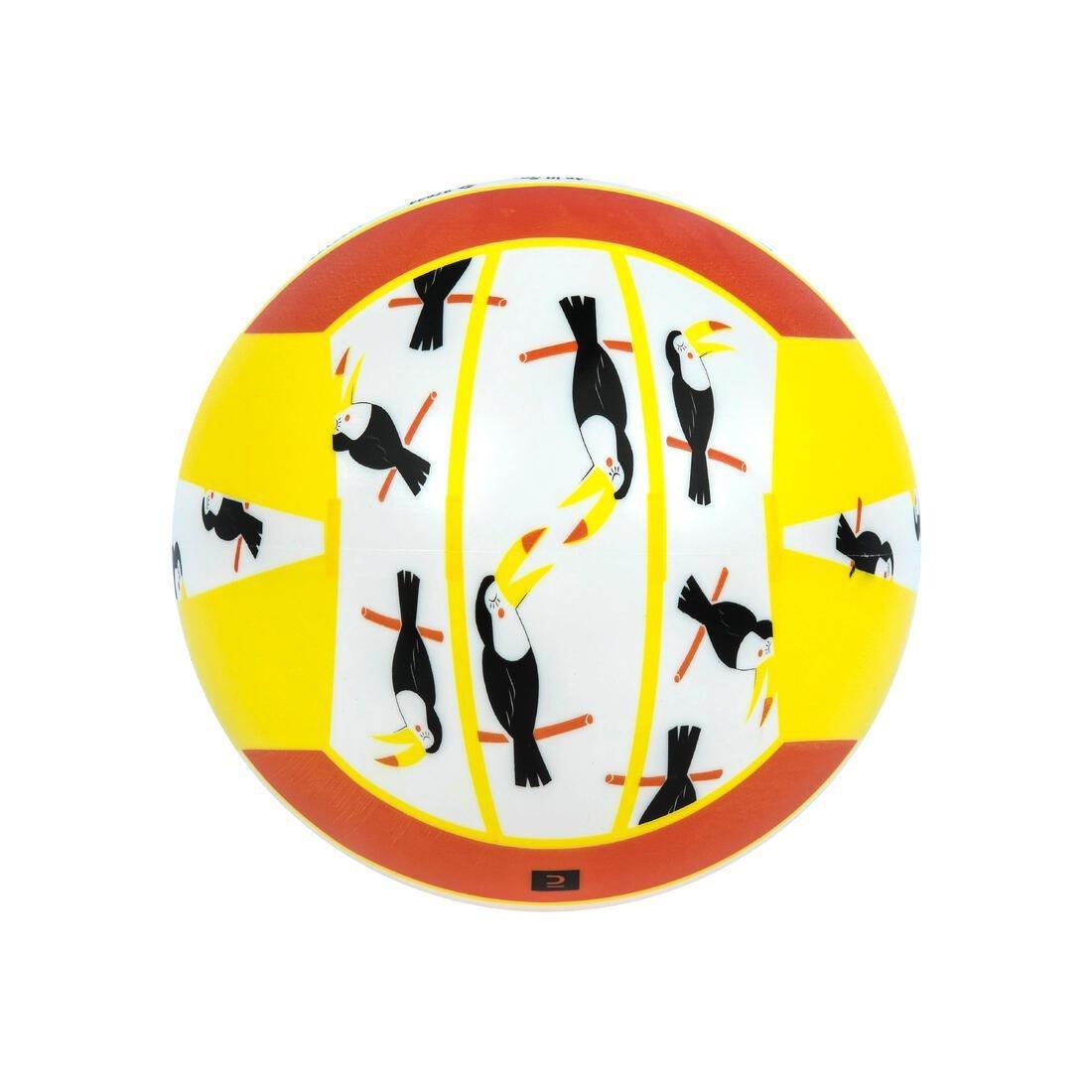 LEMON YELLOW Beach Volleyball BV100 Fun - Neon, No Color, large image number 10