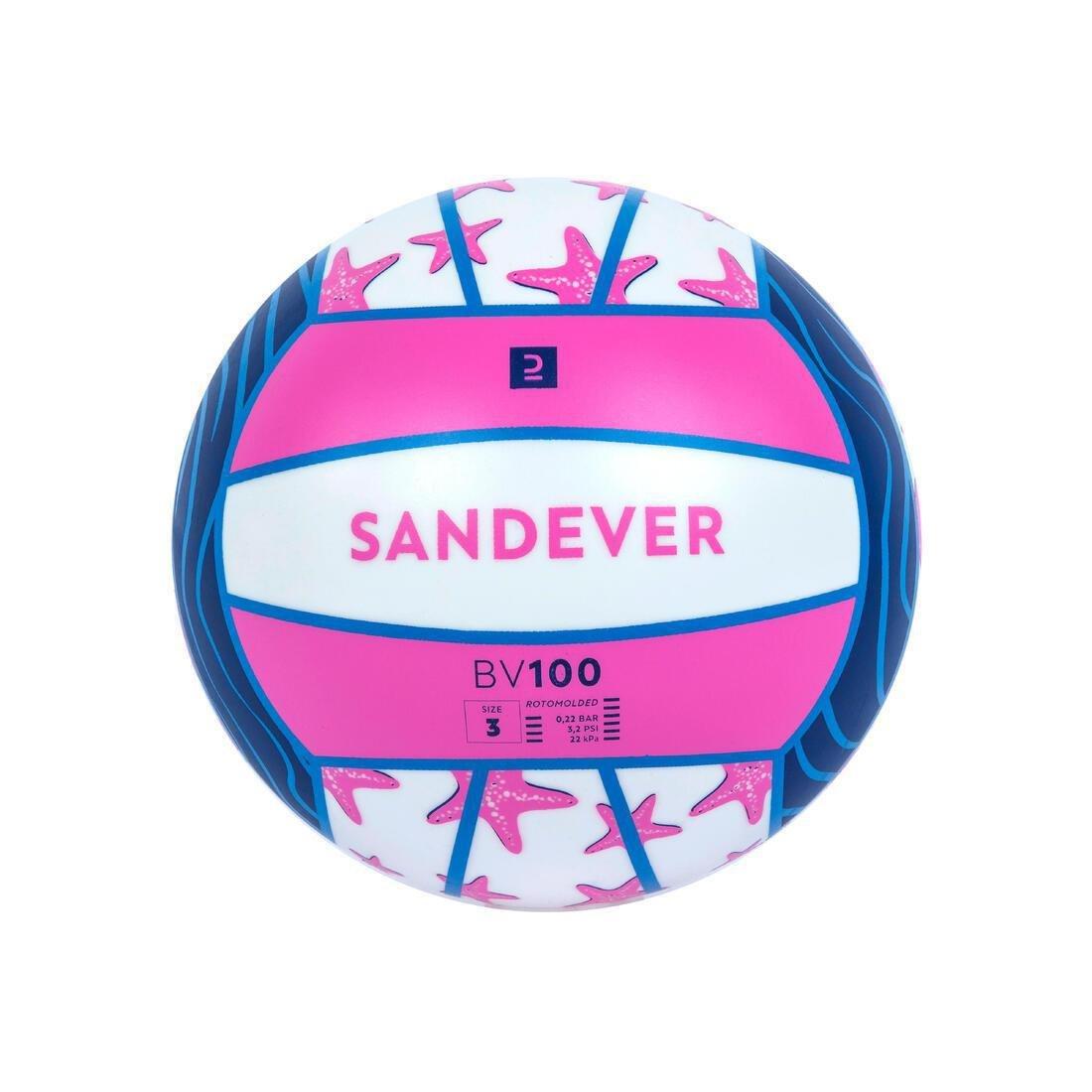 LEMON YELLOW Beach Volleyball BV100 Fun - Neon, No Color, large image number 13