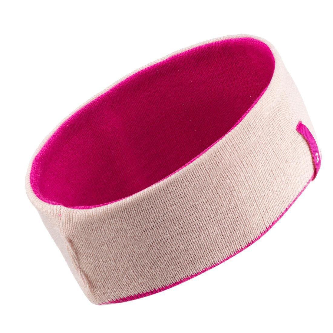 Kids Reverse Skiing Headband, Pink, , large image number 12