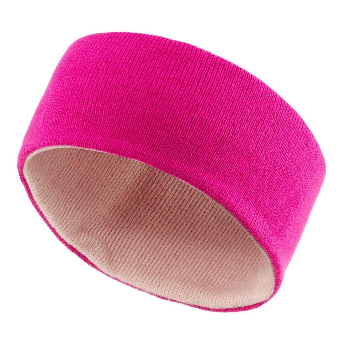 Kids Reverse Skiing Headband, Pink, , large image number 14