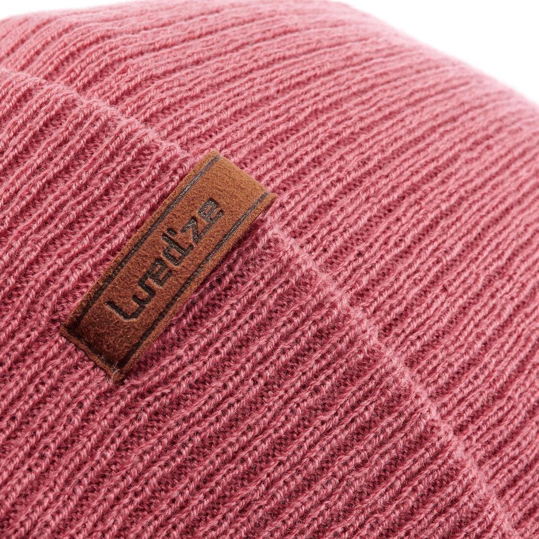 OLD PINK Kids' Skiing Beanie Hat FISHERMAN 500, , large image number 10