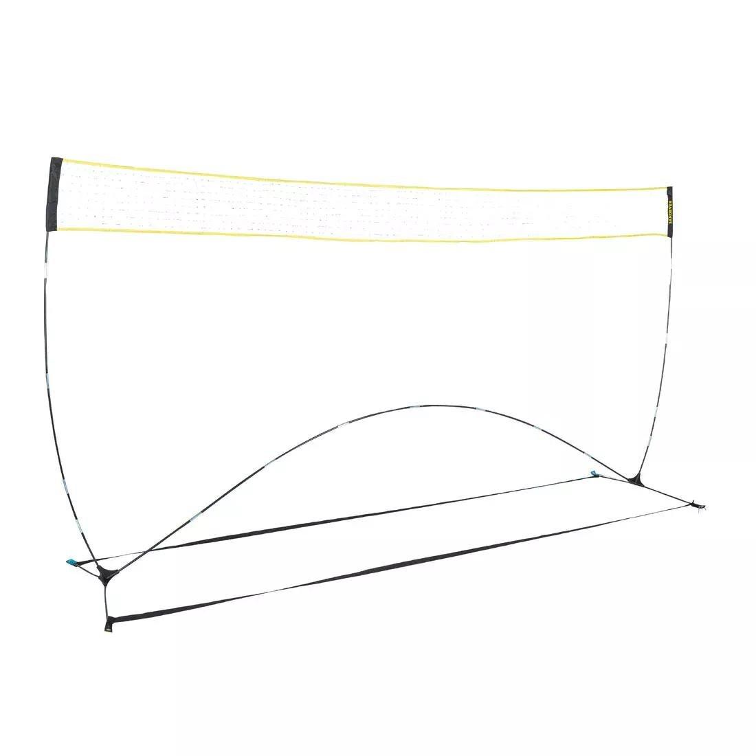 LEMON YELLOW Beginner Beach Sports Set (Net and Posts) BS100, No Color, large image number 1