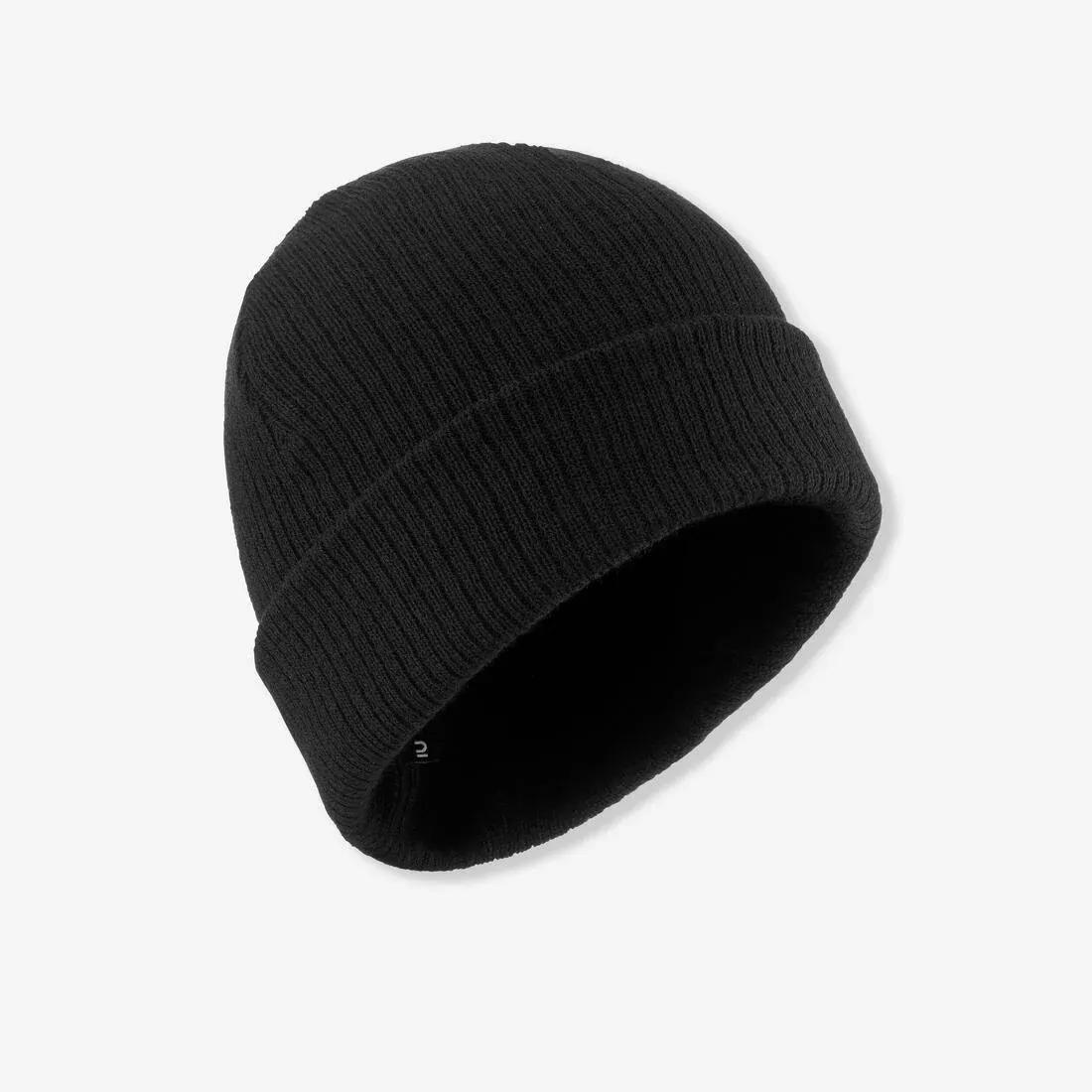 Unisex Fisherman Ski Hat, Black, No Color, large image number 1