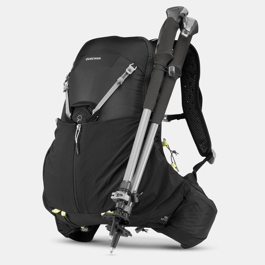 QUECHUA Ultra Light Fast Hiking Backpack 17L Fh500 Black