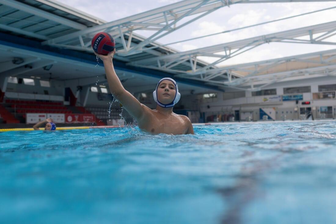 Water Polo Ball Size 2 - Wp500 , Blue, No Color, large image number 4