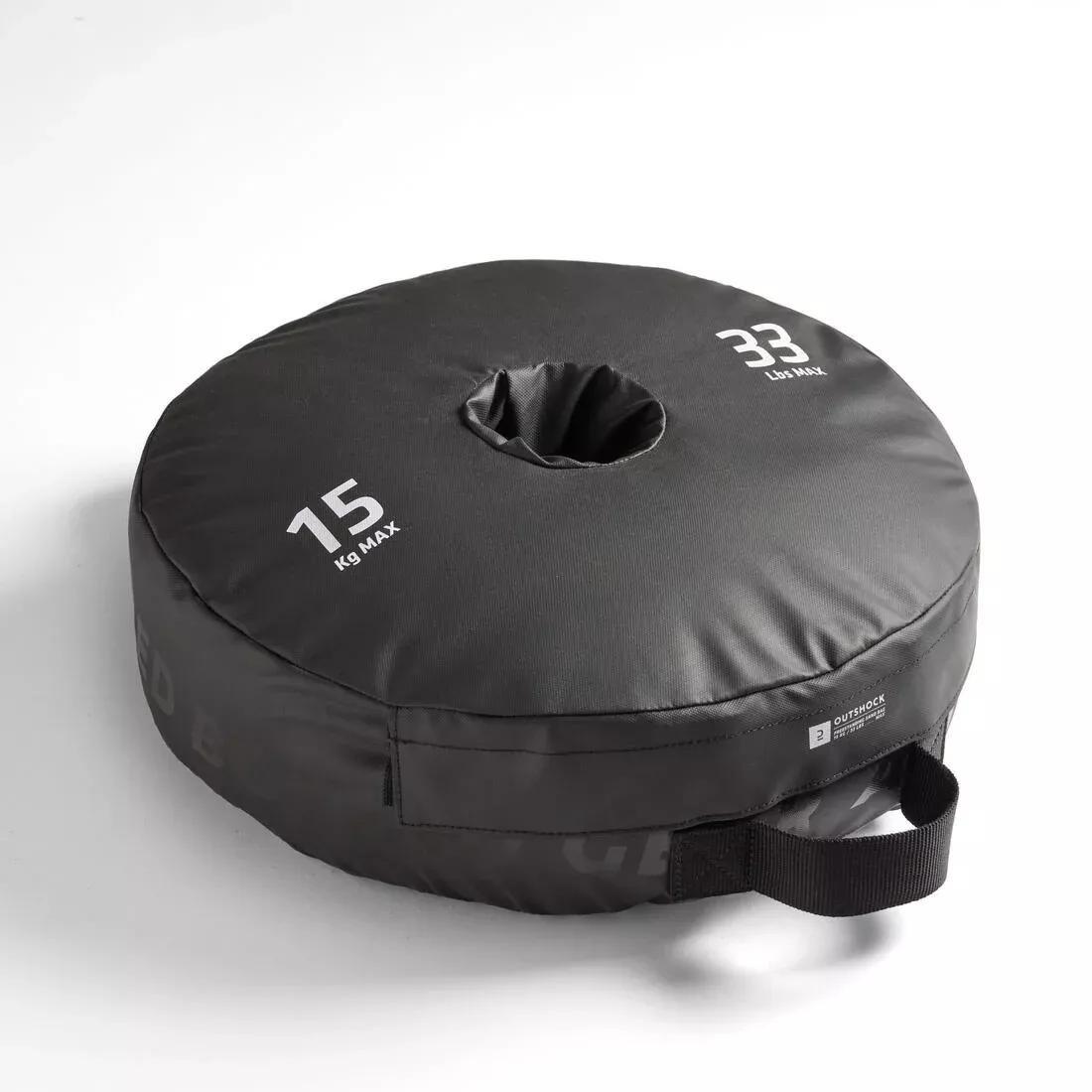 Punching Bag Stand Fillable Weight - 15Kg, Black, No Color, medium