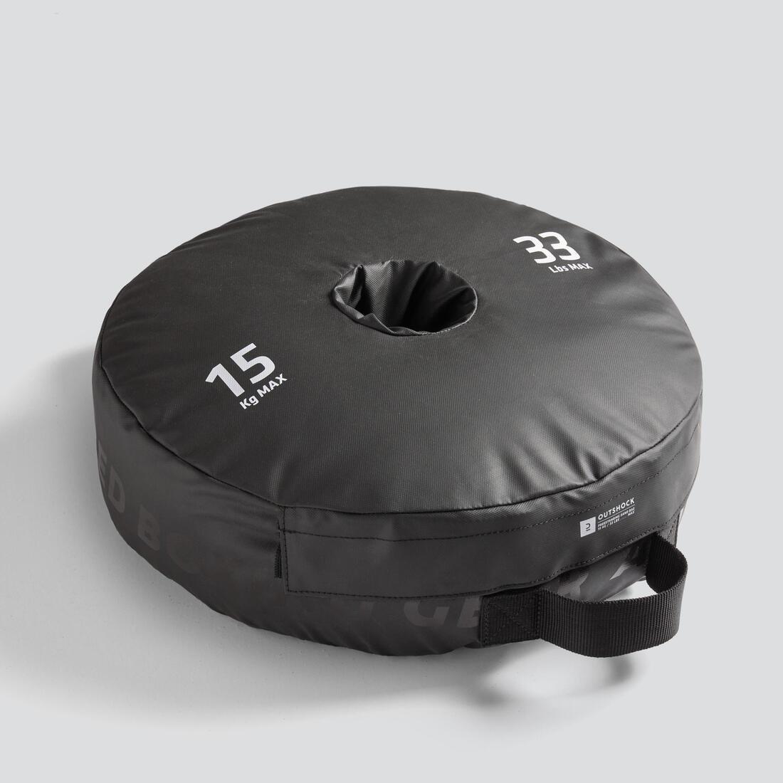BLACK Punching Bag Stand Fillable Weight - 15kg, No Color, large image number 1