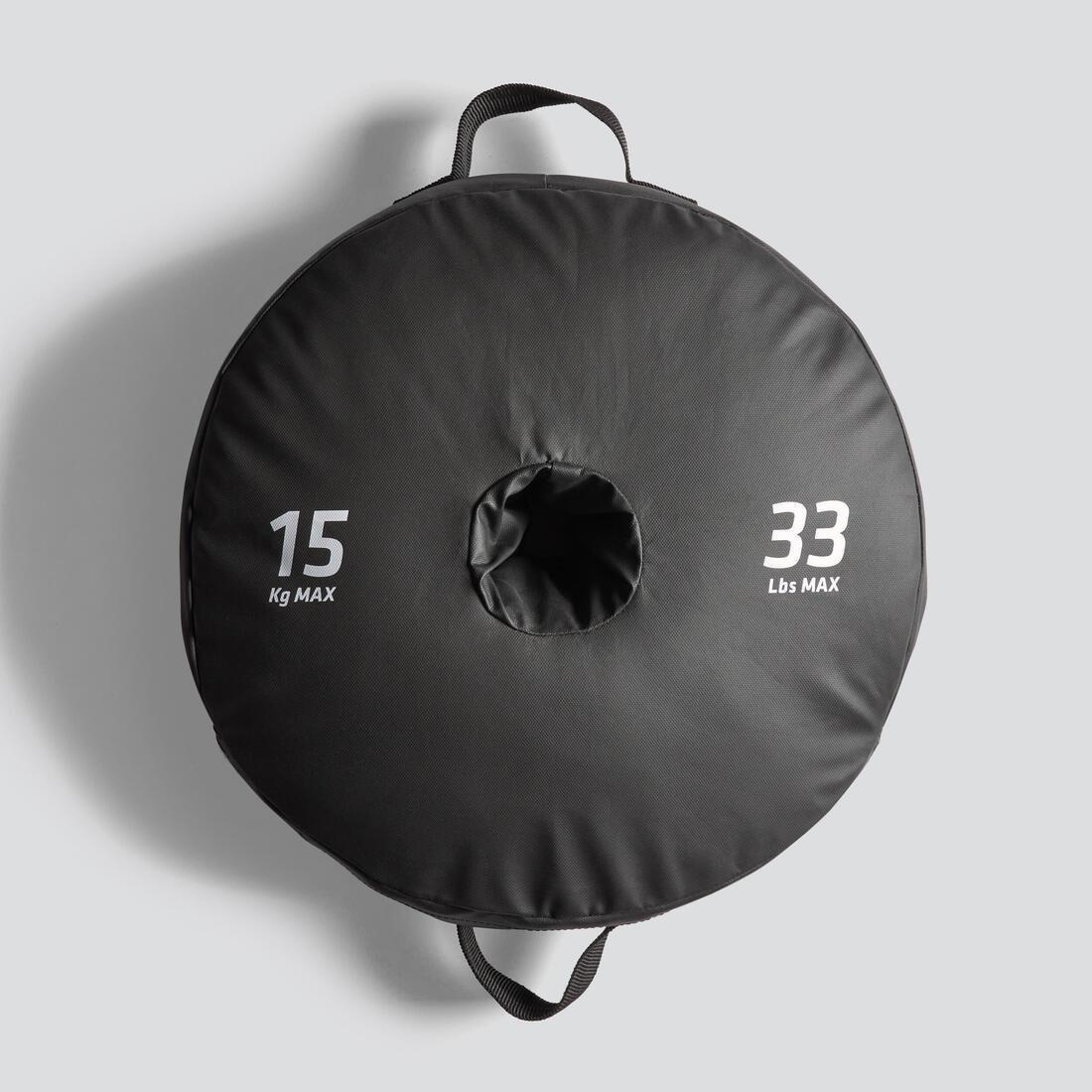 BLACK Punching Bag Stand Fillable Weight - 15kg, No Color, large image number 3