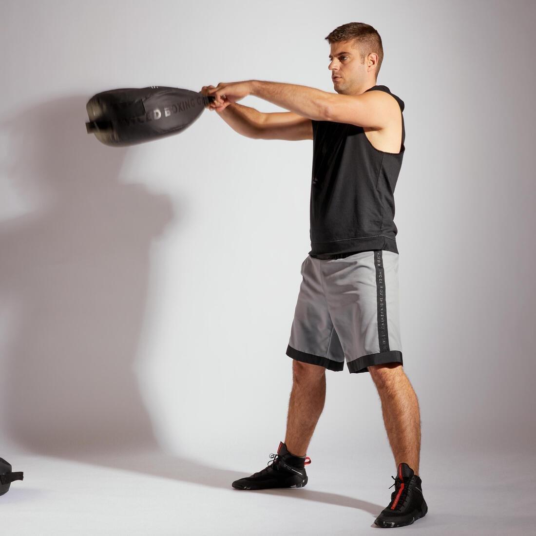 BLACK Punching Bag Stand Fillable Weight - 15kg, No Color, large image number 6