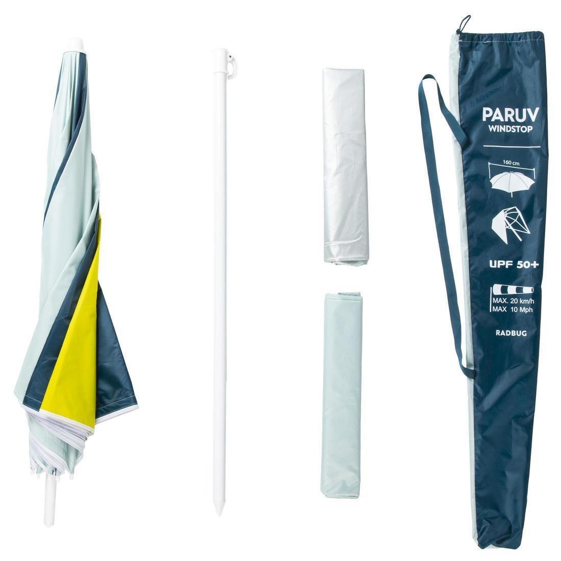 Parasol 2 Person Upf50 Paruv Windstop, Blue, No Color, large image number 9