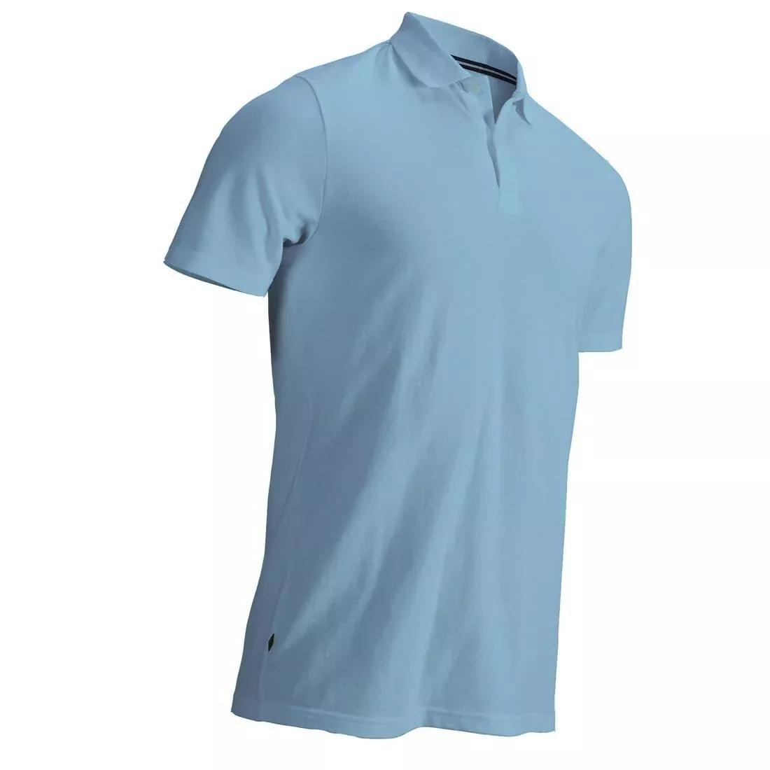 Men golf short-sleeved polo shirt - MW500, Blue, , large image number 7