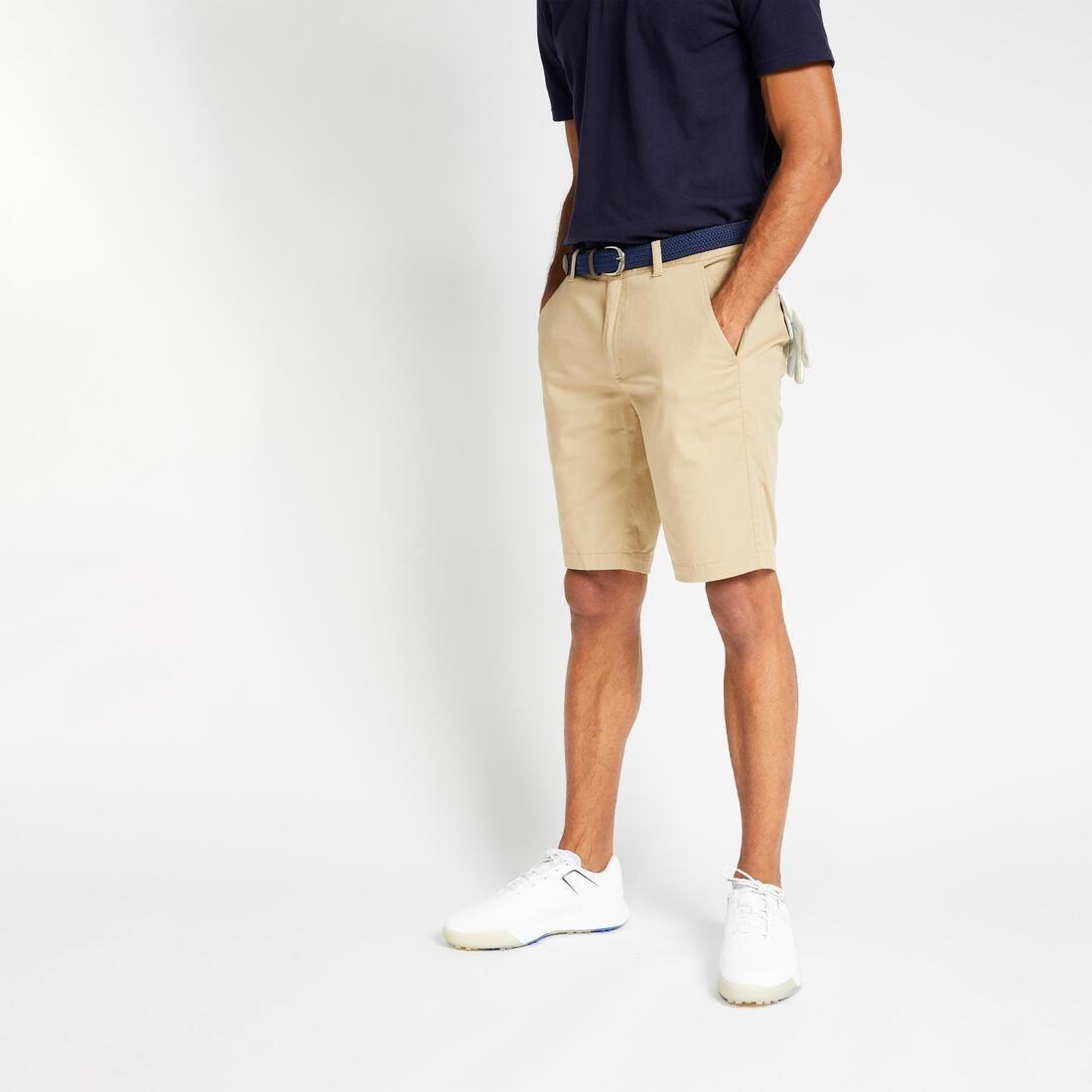 Mens Golf Shorts Mw500, Sand, , large image number 0