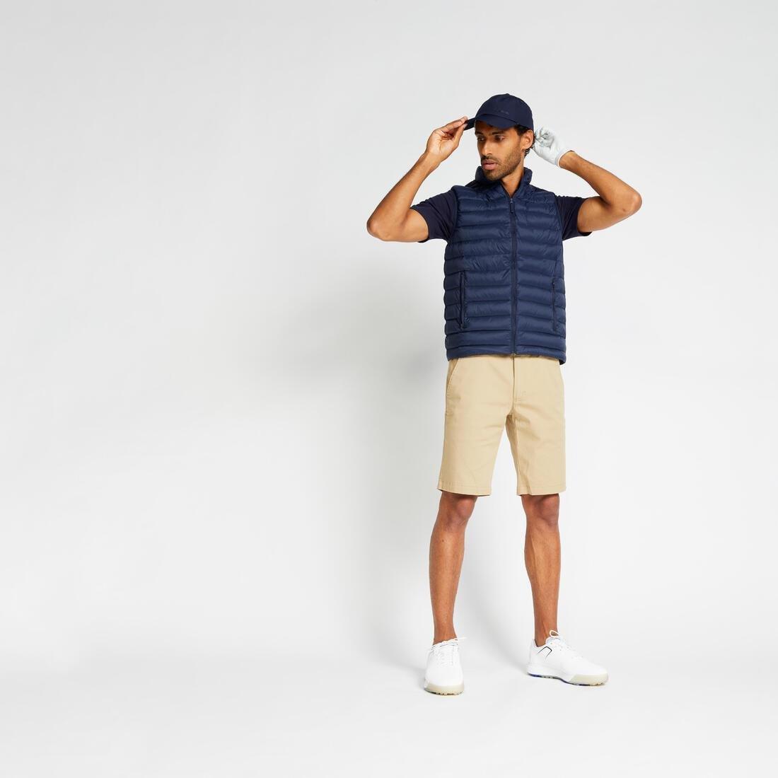 Mens Golf Shorts Mw500, Sand, , large image number 7