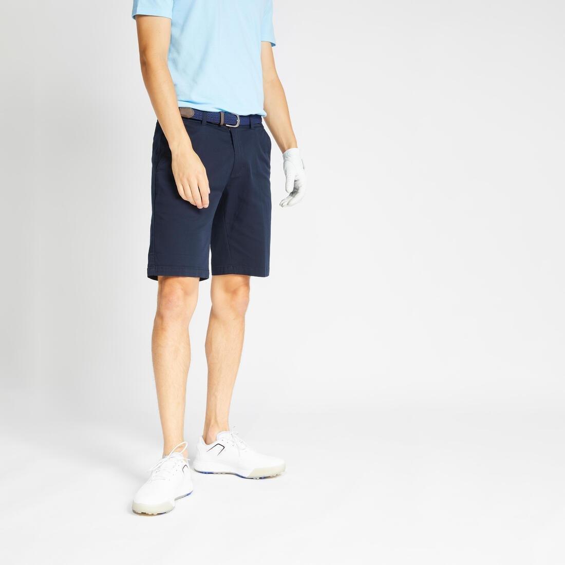 HONEY YELLOW Men's golf cotton chino shorts - MW500, , large image number 1