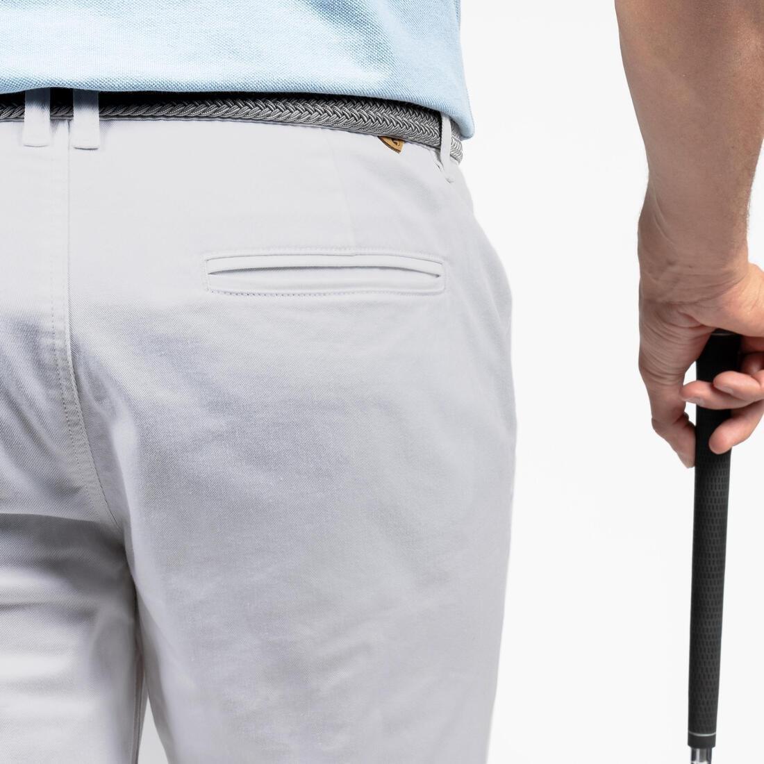 HONEY YELLOW Men's golf cotton chino shorts - MW500, , large image number 3