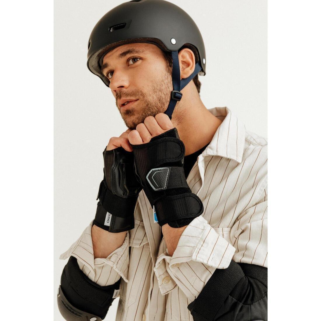 MF500 Skating Skateboarding Scootering Helmet, White, No Color, large image number 14