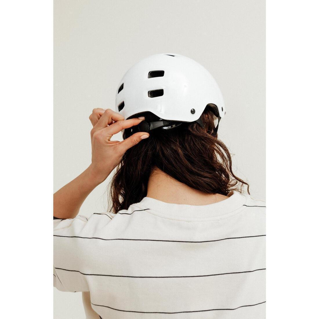 Skating Skateboarding Scootering Helmet Mf500, Pink, , large image number 14