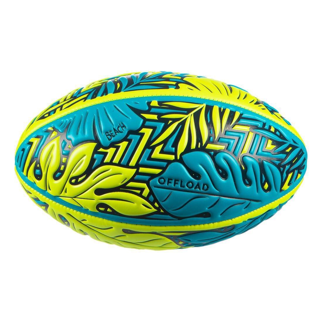 Beach Rugby Ball R100 Midi Maori, Multicolour, No Color, large image number 1