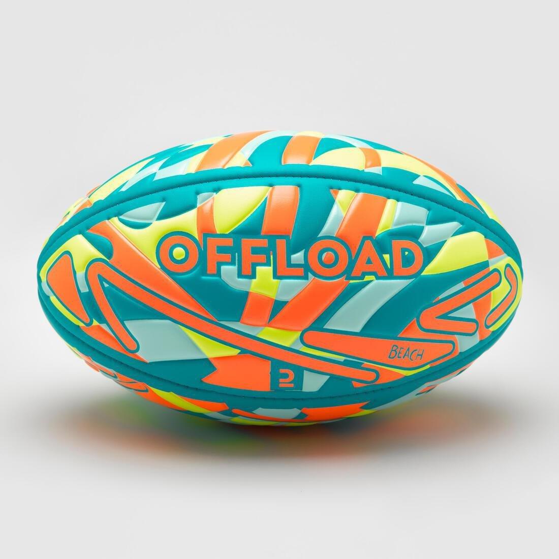 Beach Rugby Ball R100 Midi Maori, Multicolour, No Color, large image number 6