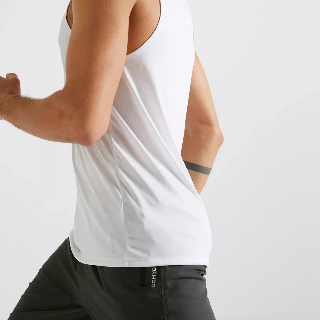 Fitness Cardio Training Tank Top100 , White, , large image number 6